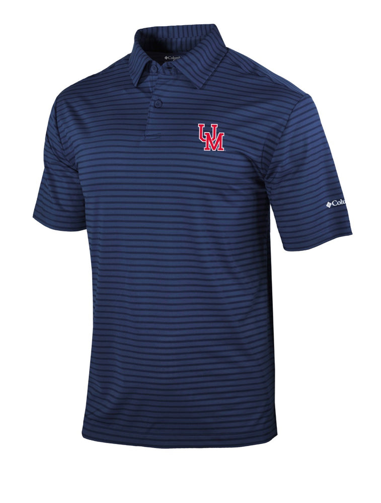 St. Louis Cardinals Columbia Omni-Wick Post Round Polo - Navy