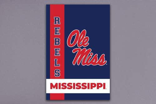 Ole Miss Powder Blue Garden Flag – The College Corner