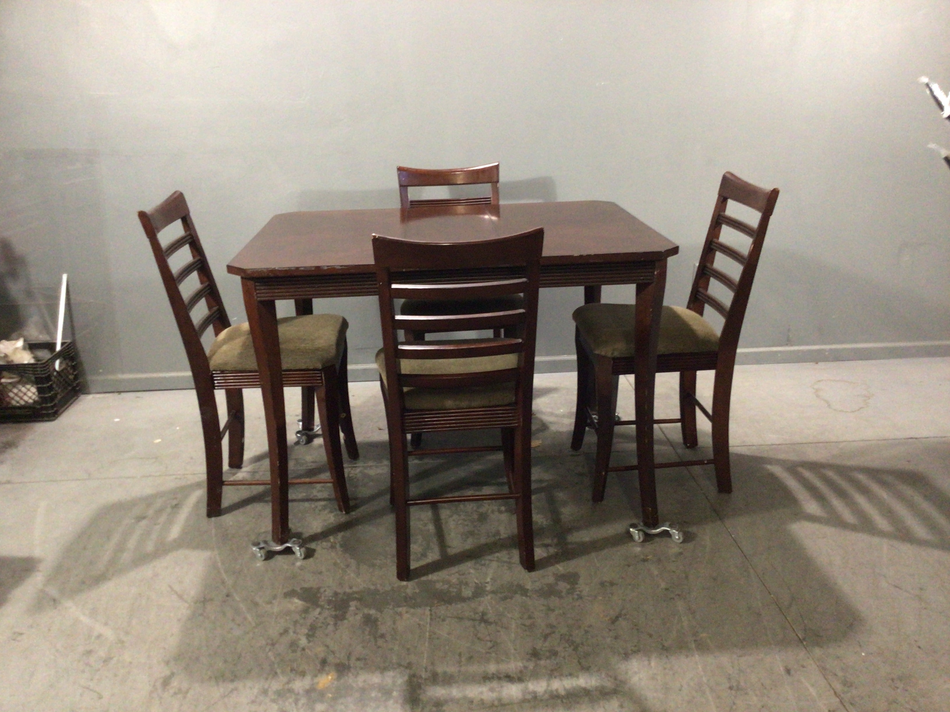 dining table with chairs