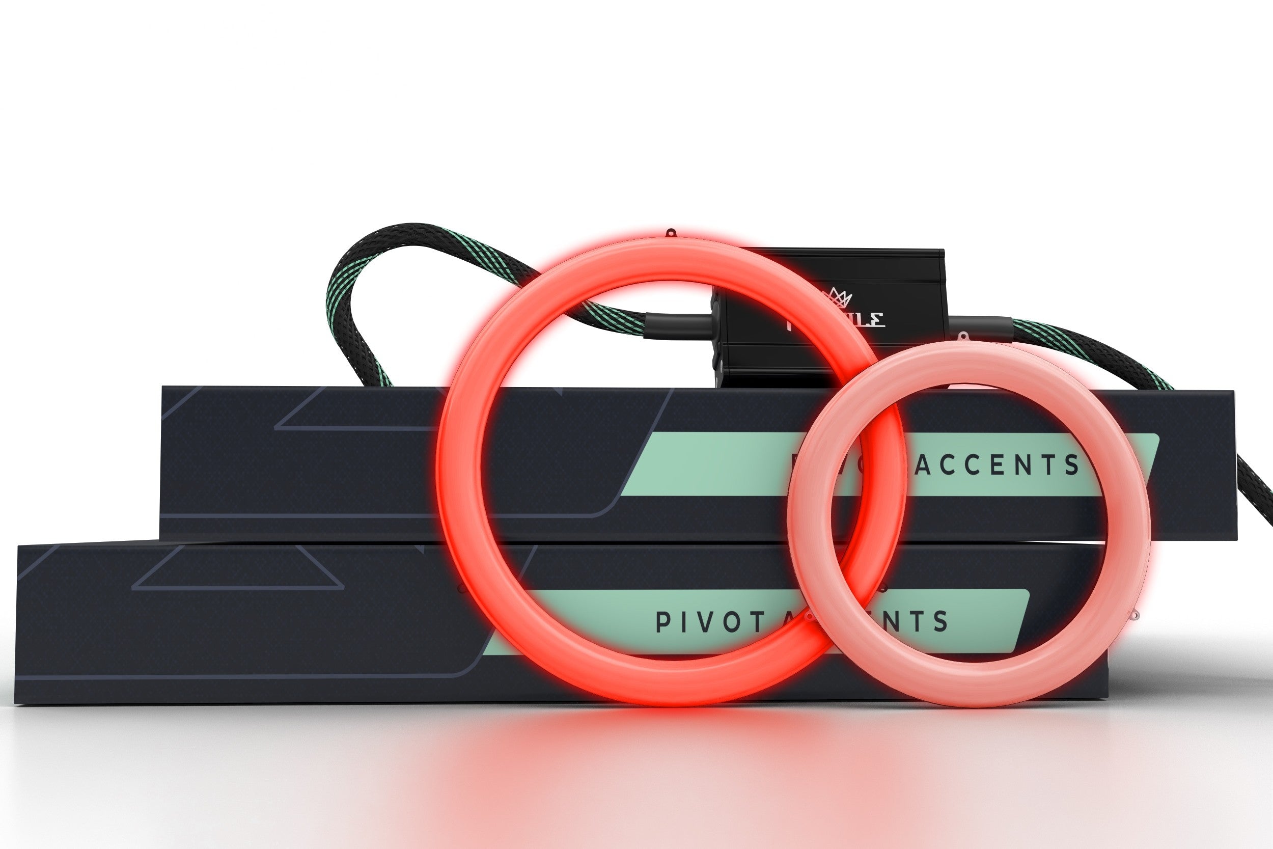 80mm: Profile Pivot Ring w/ Driver (Dual Red)