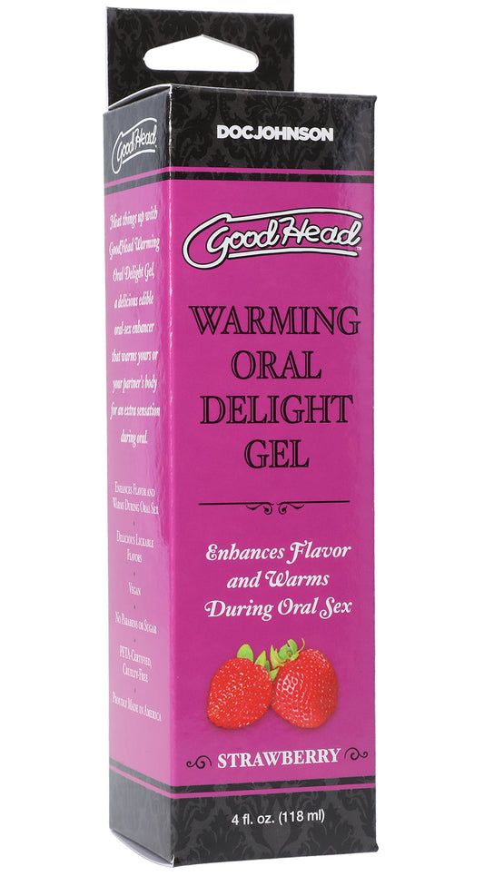 Good Head - Oral Delight Gel - Strawberry - 4 oz.