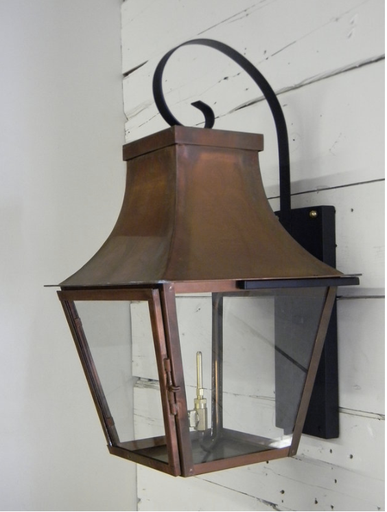 St. James Mandeville Outdoor Copper Lantern