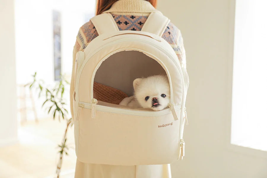 【予約】ソフトカーブ バックパック - アイボリー