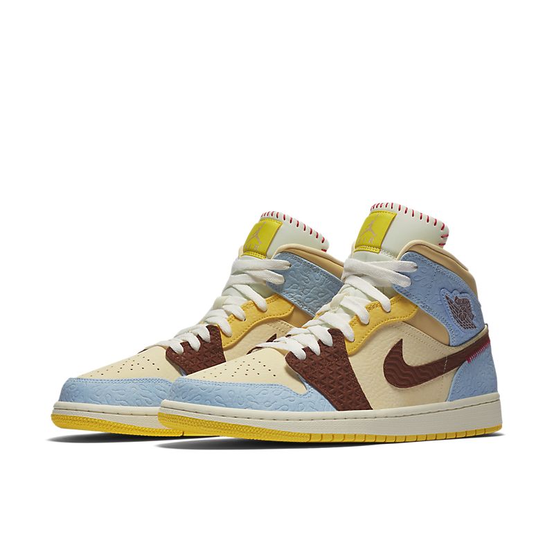 Nike Air Jordan 1 Mid Fearless Sneakers Shoes