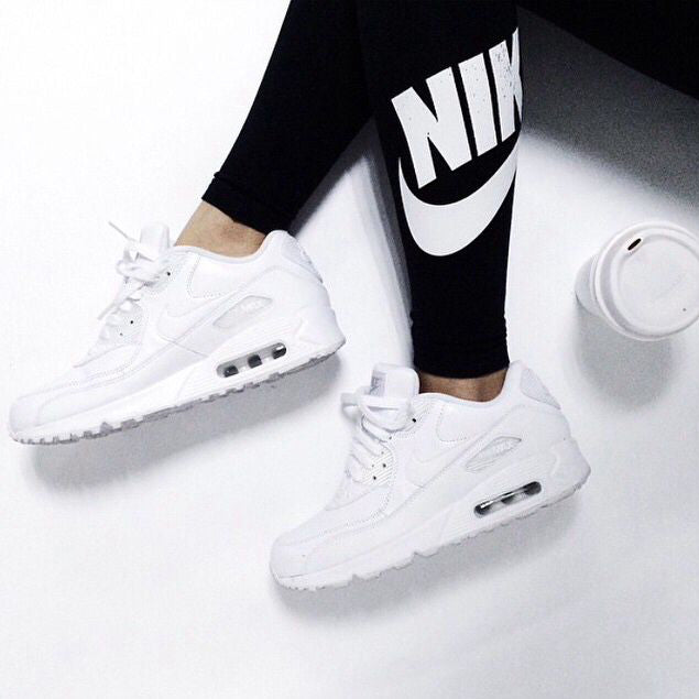 Nike Air Max 90 Triple White Sneakers Shoes