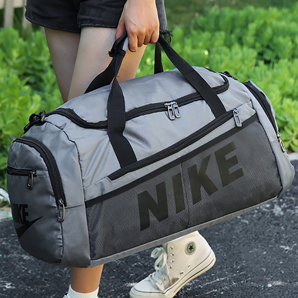 NIKE Large Letter Print Men's Women's Travel Bag Tote Bag