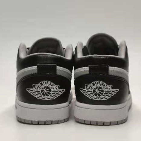 NIKE AJ1 Leather White Black Grey Casual Sneakers