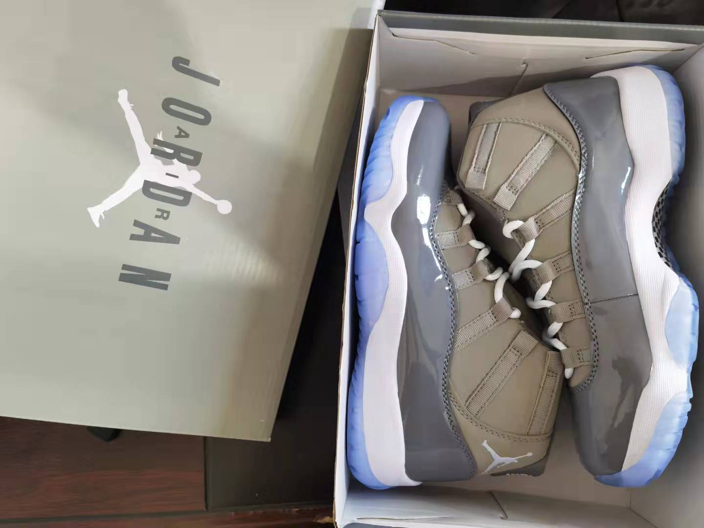 Nike Air Jordan 11 Retro Grey Sneakers Shoes