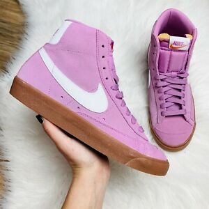 Nike Blazer Mid 77 Pink White Gum Sneakers Shoes