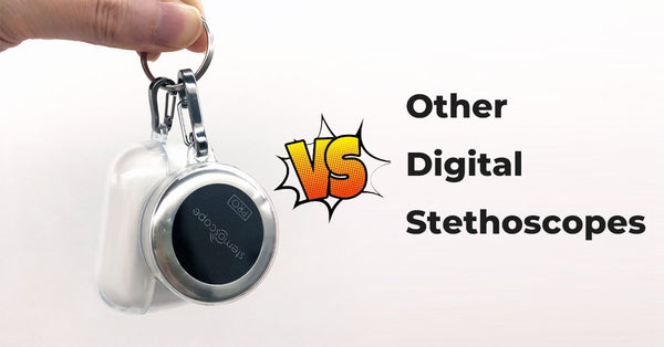 comparing stemoscope pro digital stethoscope with littmann core eko core 500 and thinklabs one