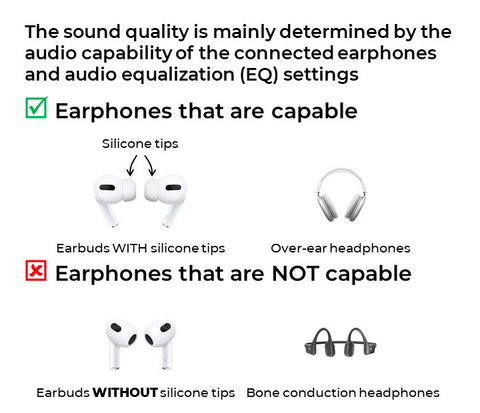 earphones that support Stemoscope PRO digital stethoscope