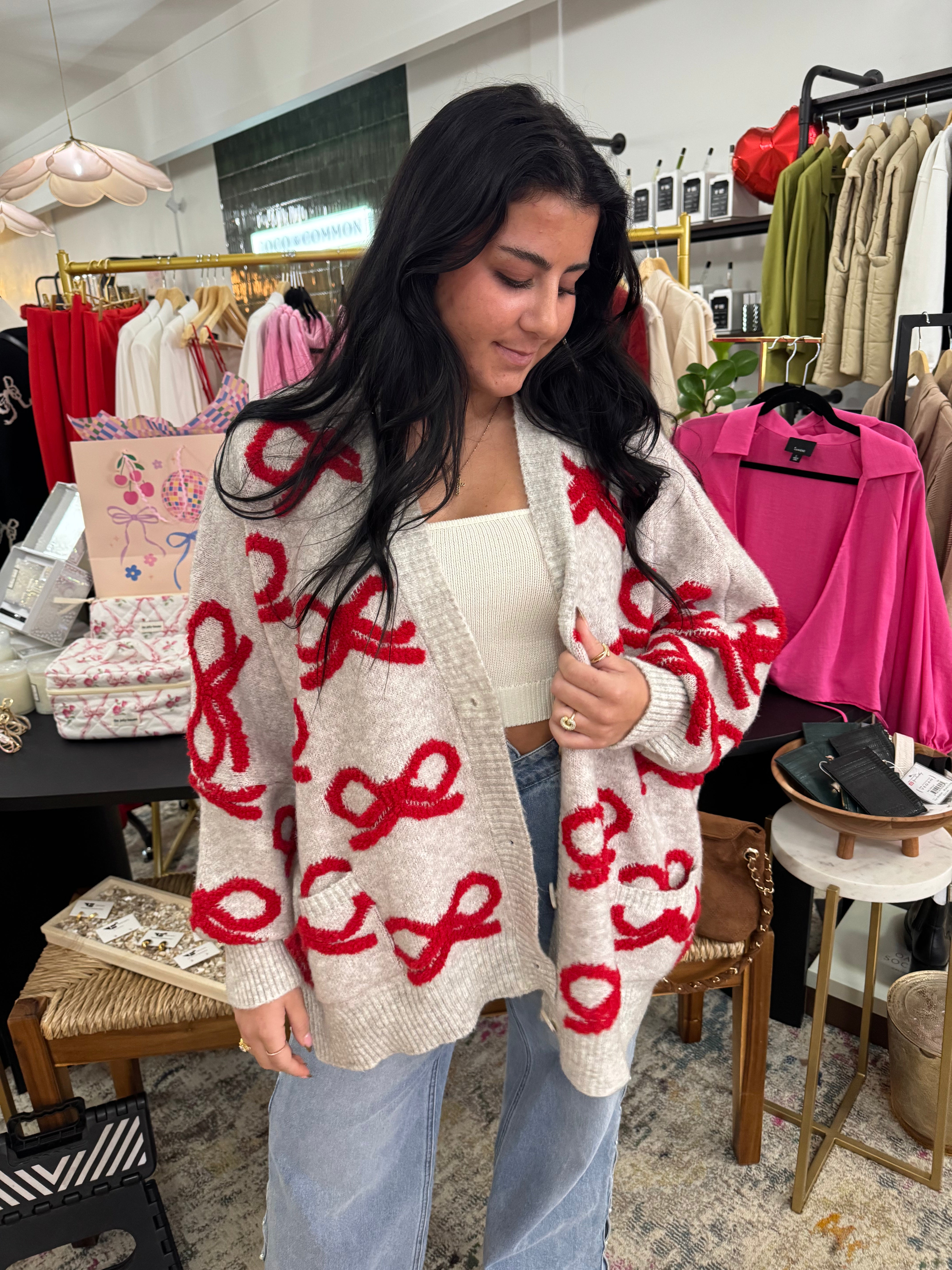Bobbi Bow Cardigan