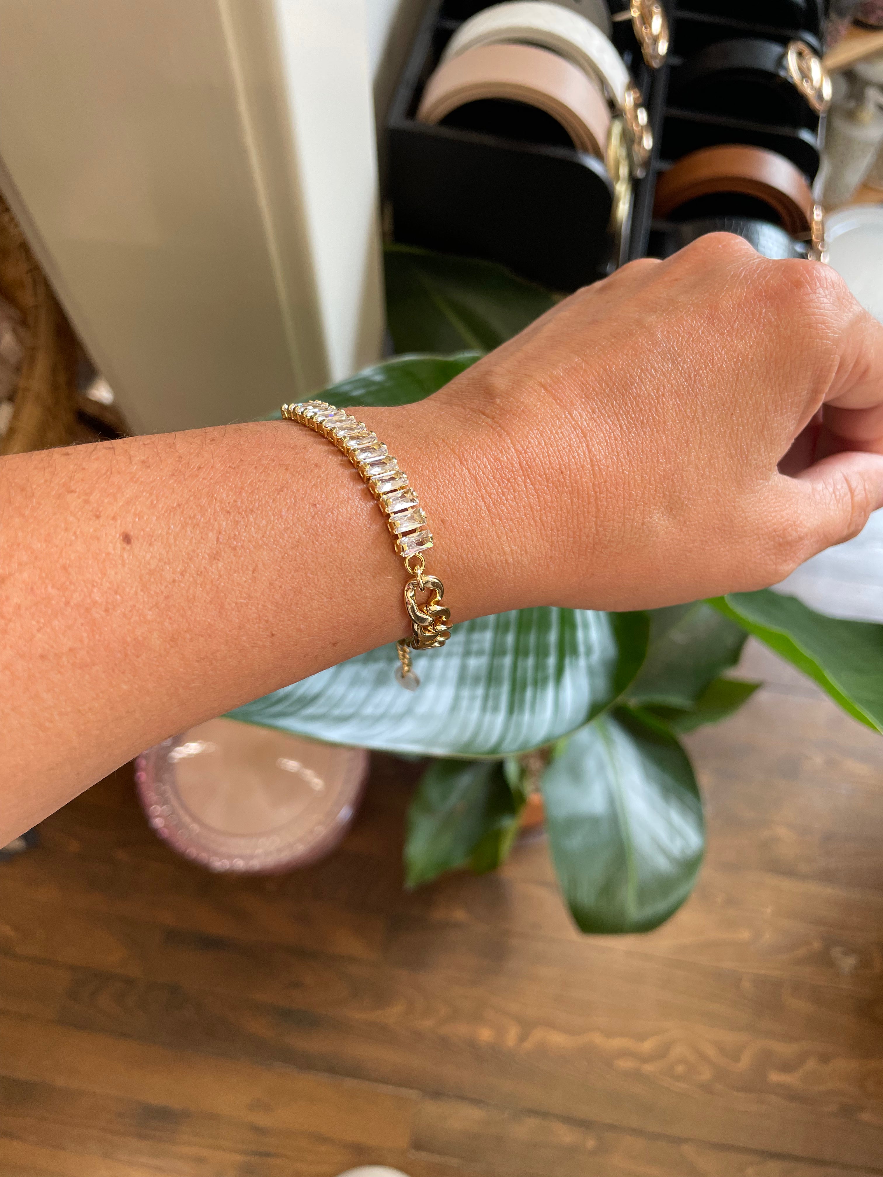 Bria Baguette Bracelet