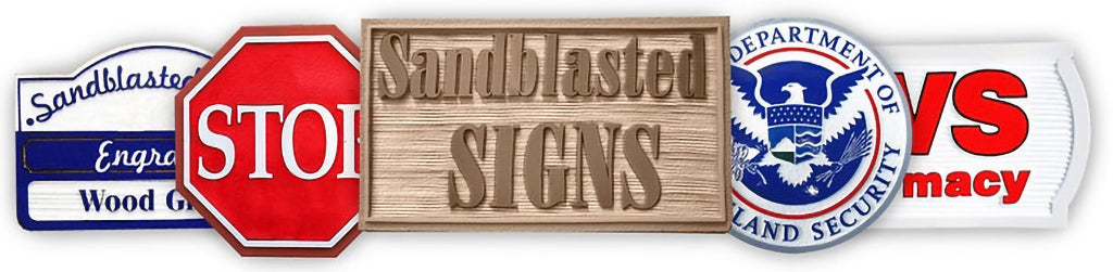Sandblasted Signs