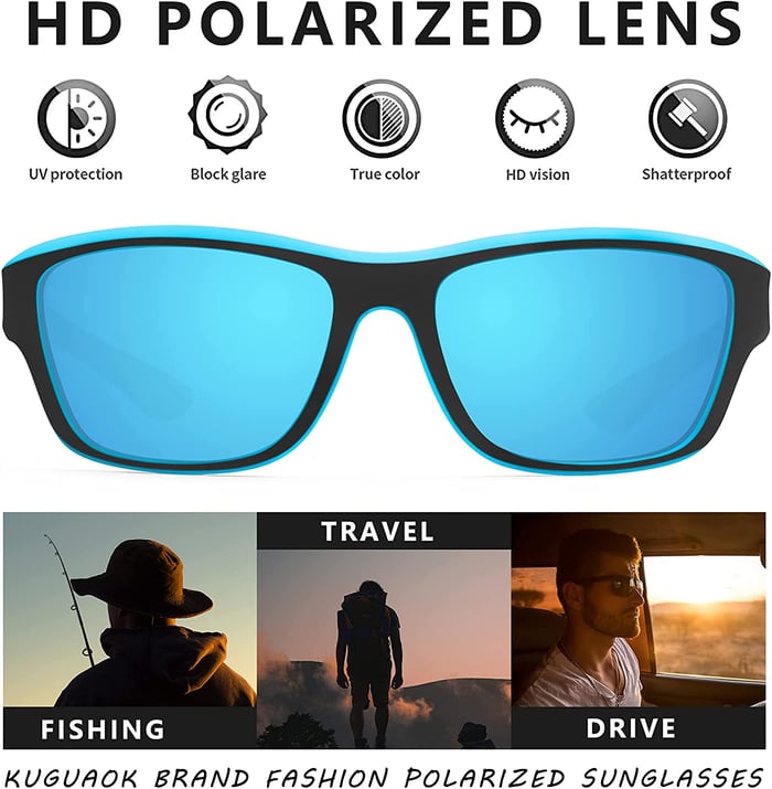 Men's Outdoor Sports Sunglasses with Anti-glare Polarized Lens 2023