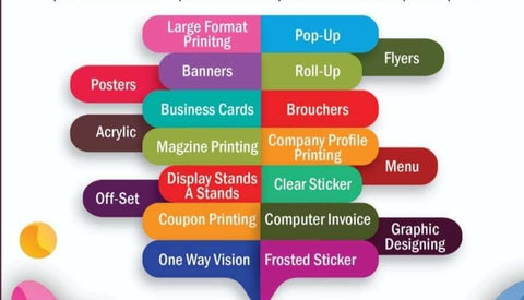 The wide range of printing services that we offer to schools and companies