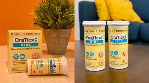 Probiotic Power: boosting kids health from mouth to guts with OraTicx oral probiotics