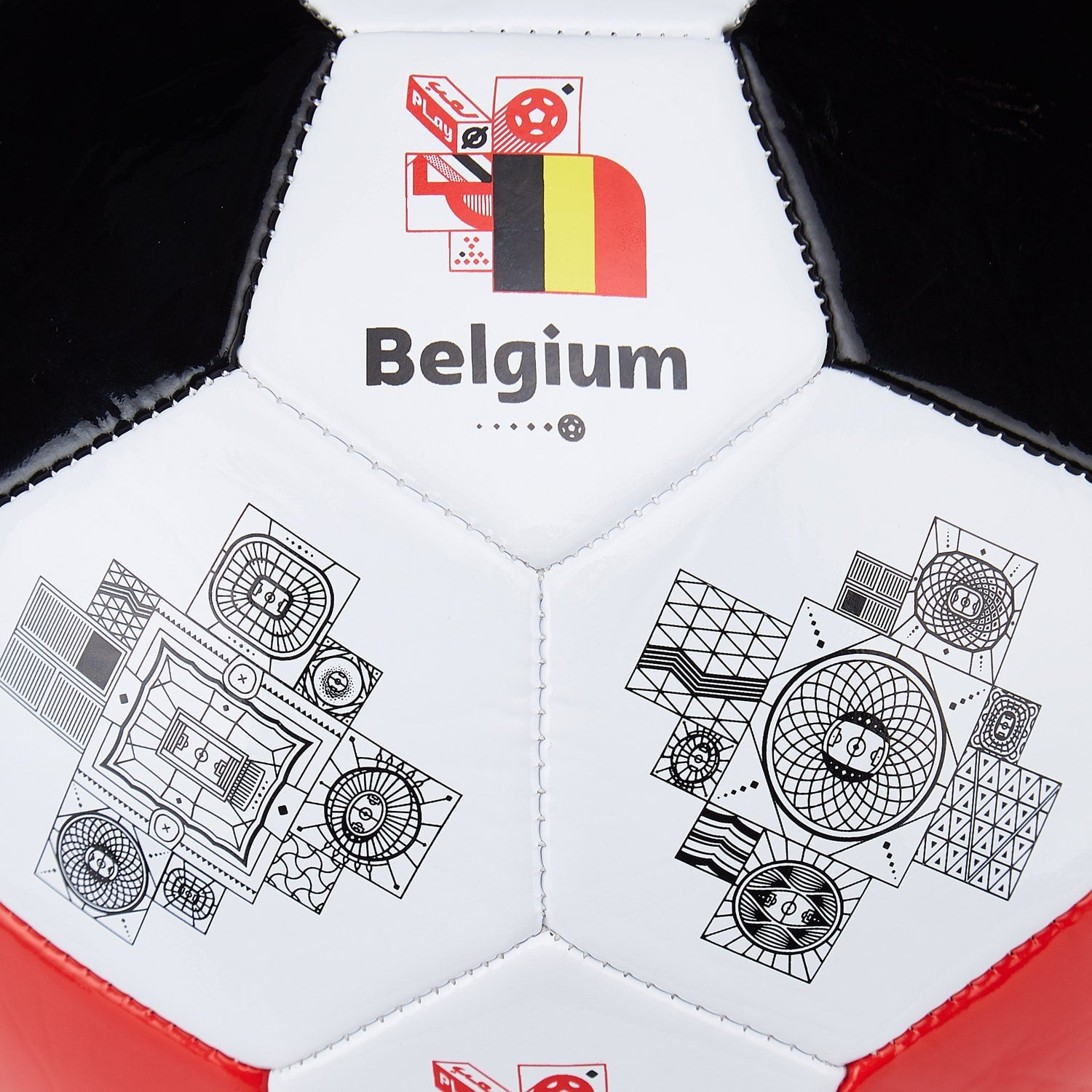 Belgium Soccer Ball World Cup 2022, Mini Size 2 Skills Ball, Leather Game  Ball, Indoor & Outdoor, Kids, Adults, Collector & Game Quality 