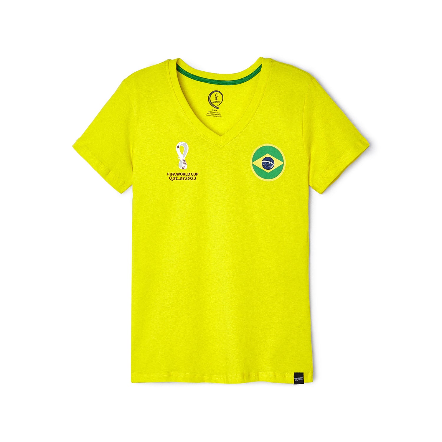 2022 World Cup Brazil Yellow T-Shirt - Women's - Official FIFA Store