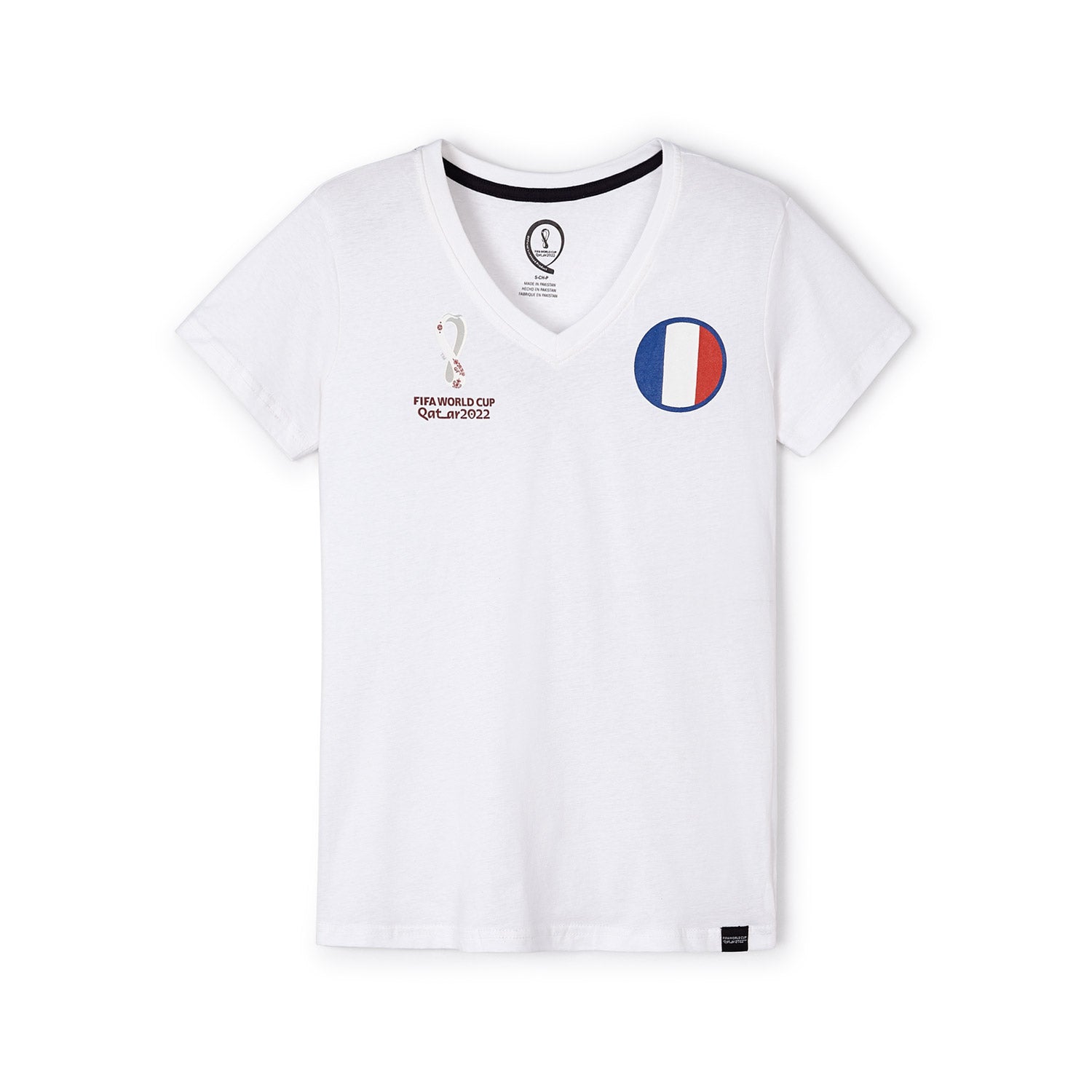 2022 World Cup France White T-Shirt - Women's - Official FIFA Store