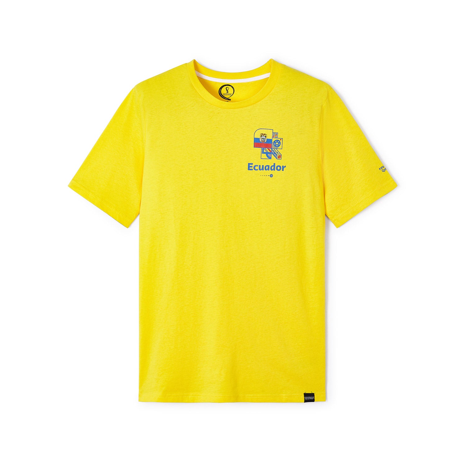 2022 World Cup Ecuador Yellow T Shirt Men S Official FIFA Store   FIFAMT012203 1 