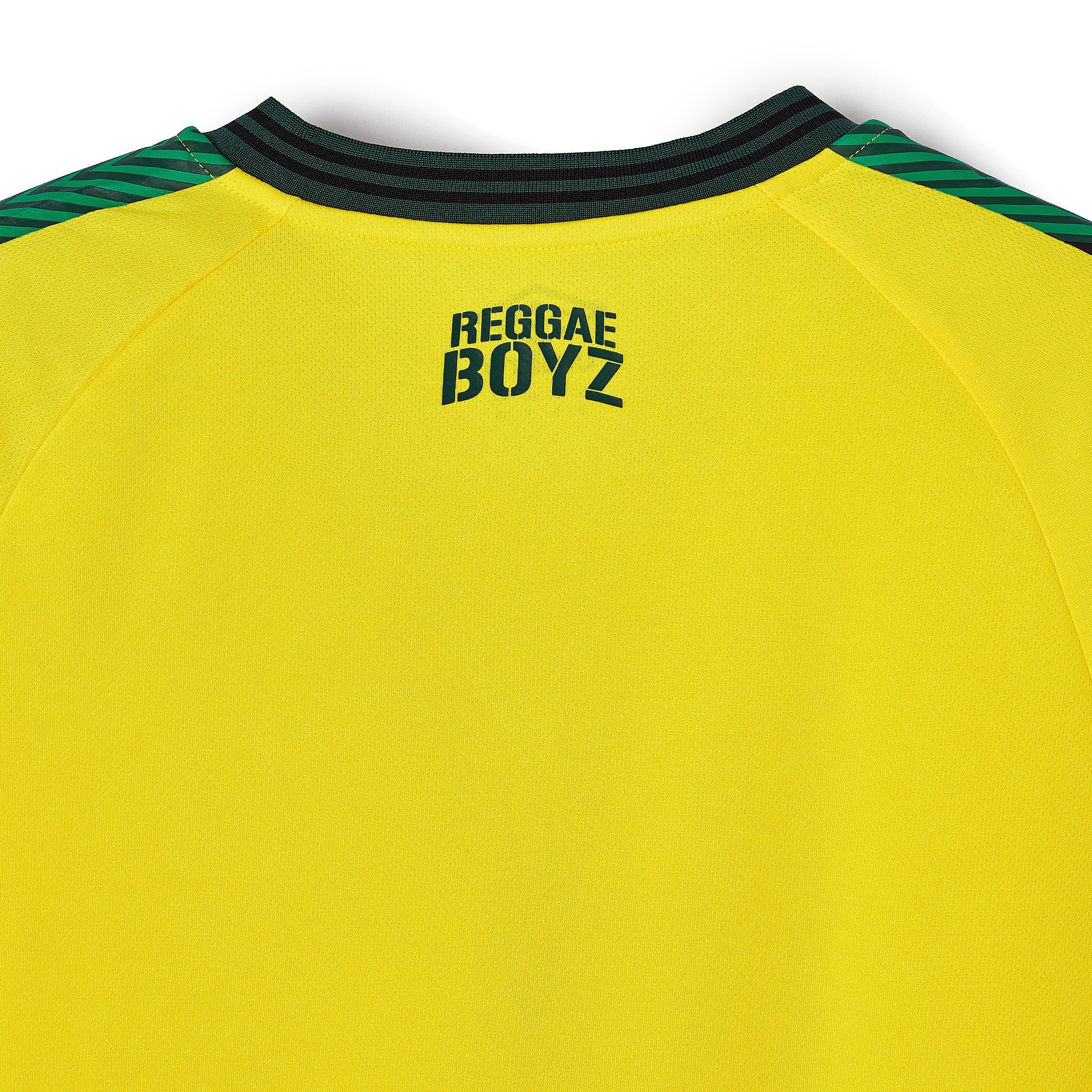 KS-QON BENG Jamaica Flag Print Men's Short Sleeve Shirt Casual