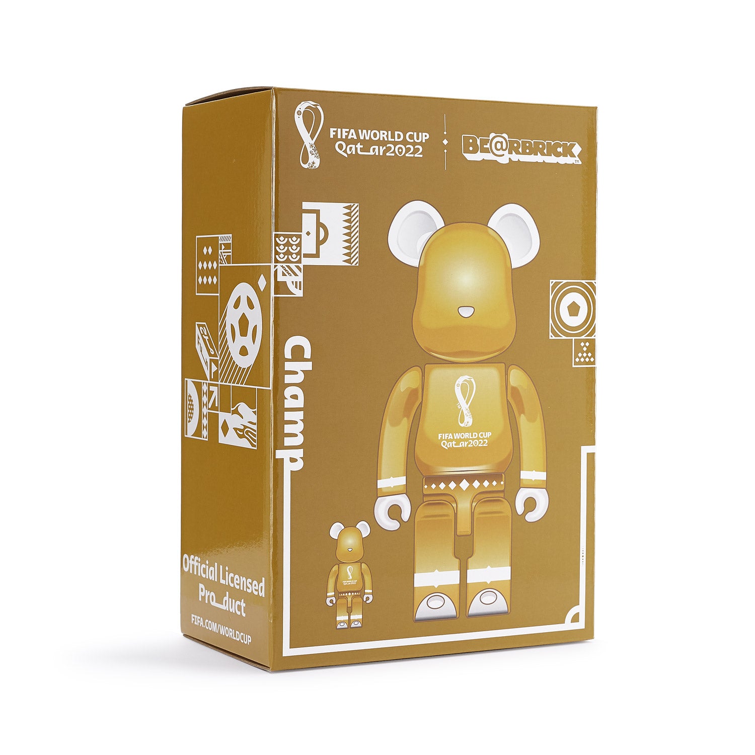 BE＠RBRICK WORLD CUP 2022 WHITECHROME | www.jarussi.com.br