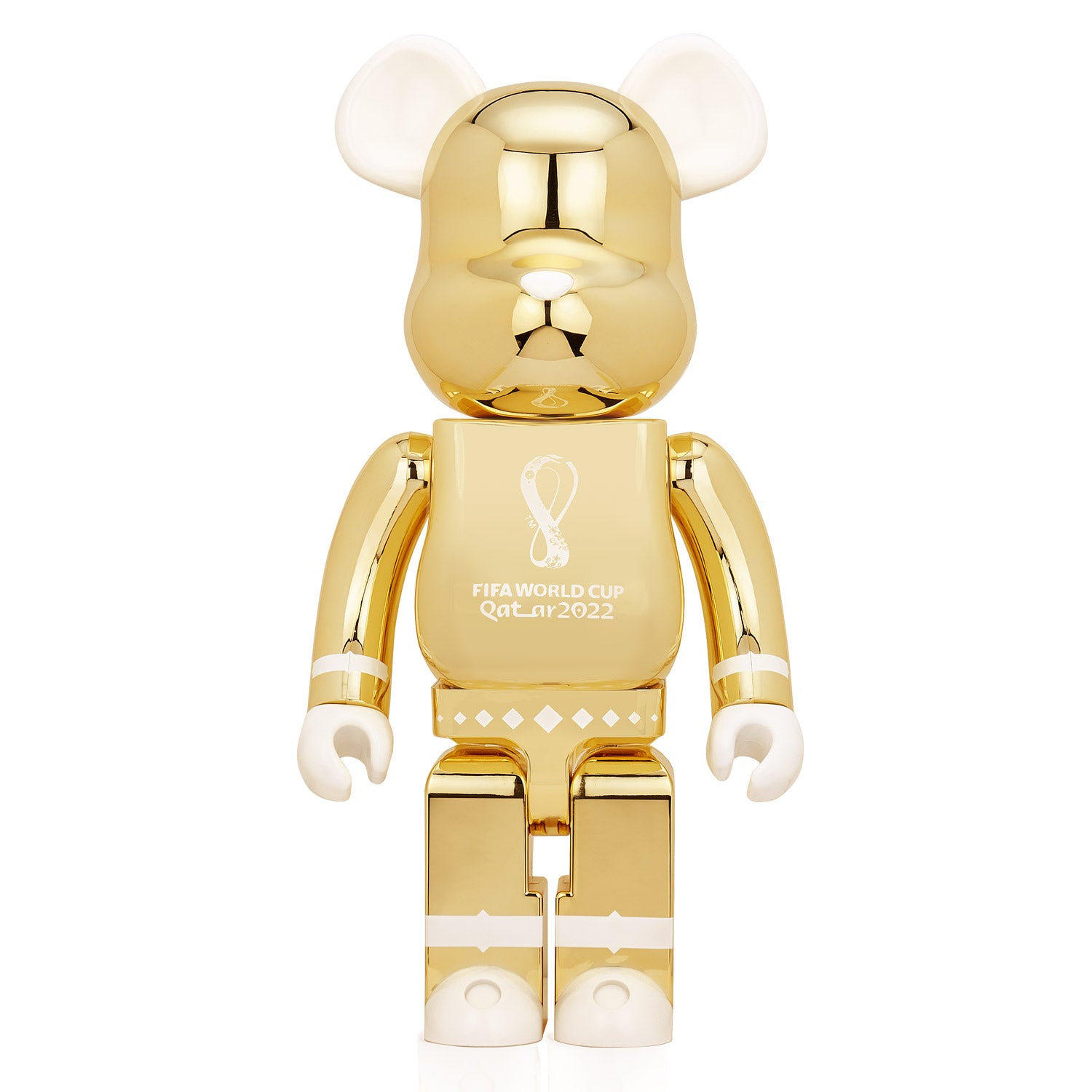 BE＠RBRICK WORLD CUP 2022 GOLD 100%&400%