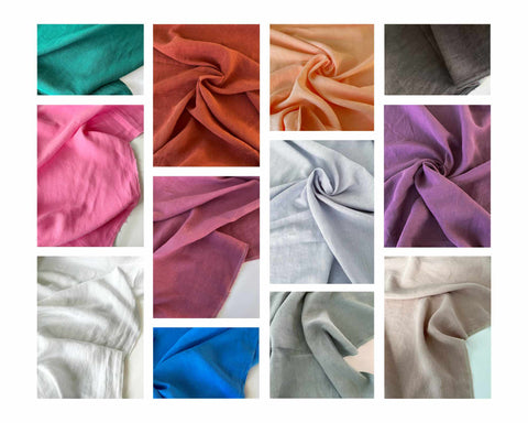 A look at some of our range of European Flax Linen 