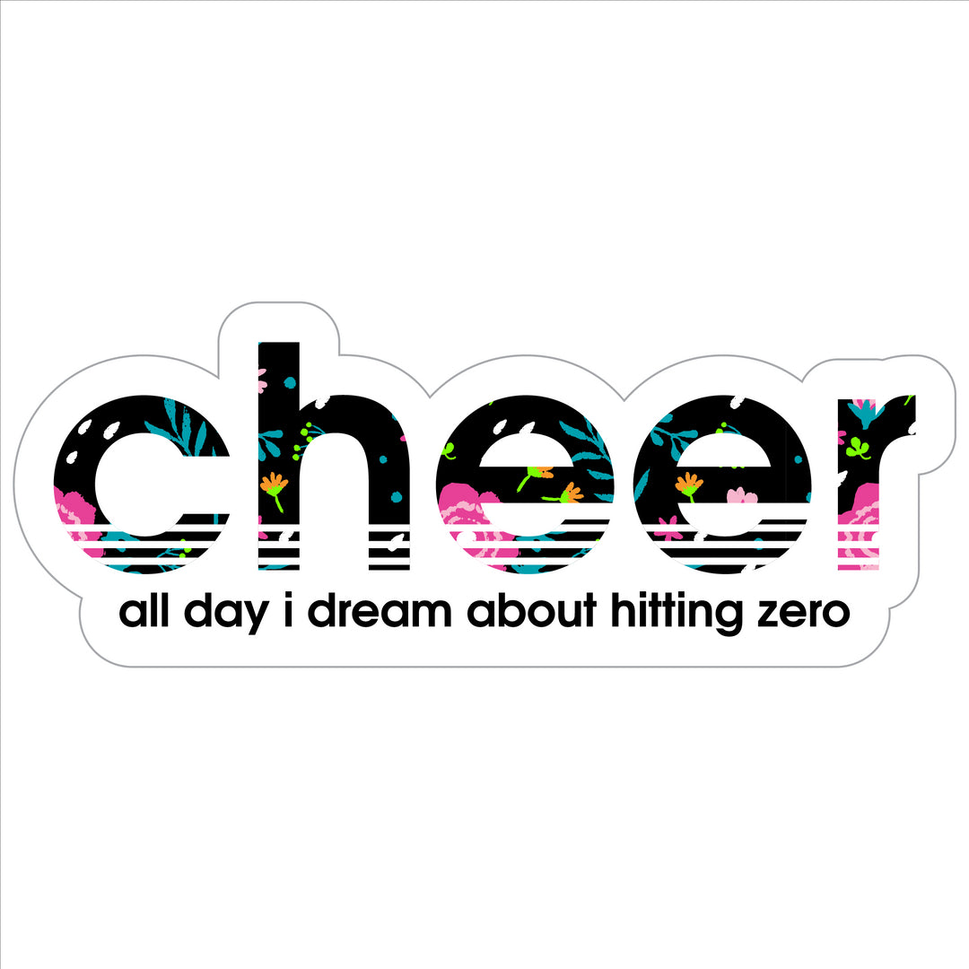 Cheer Moms Spend A Latte Starbucks Inspired Decal Sticker