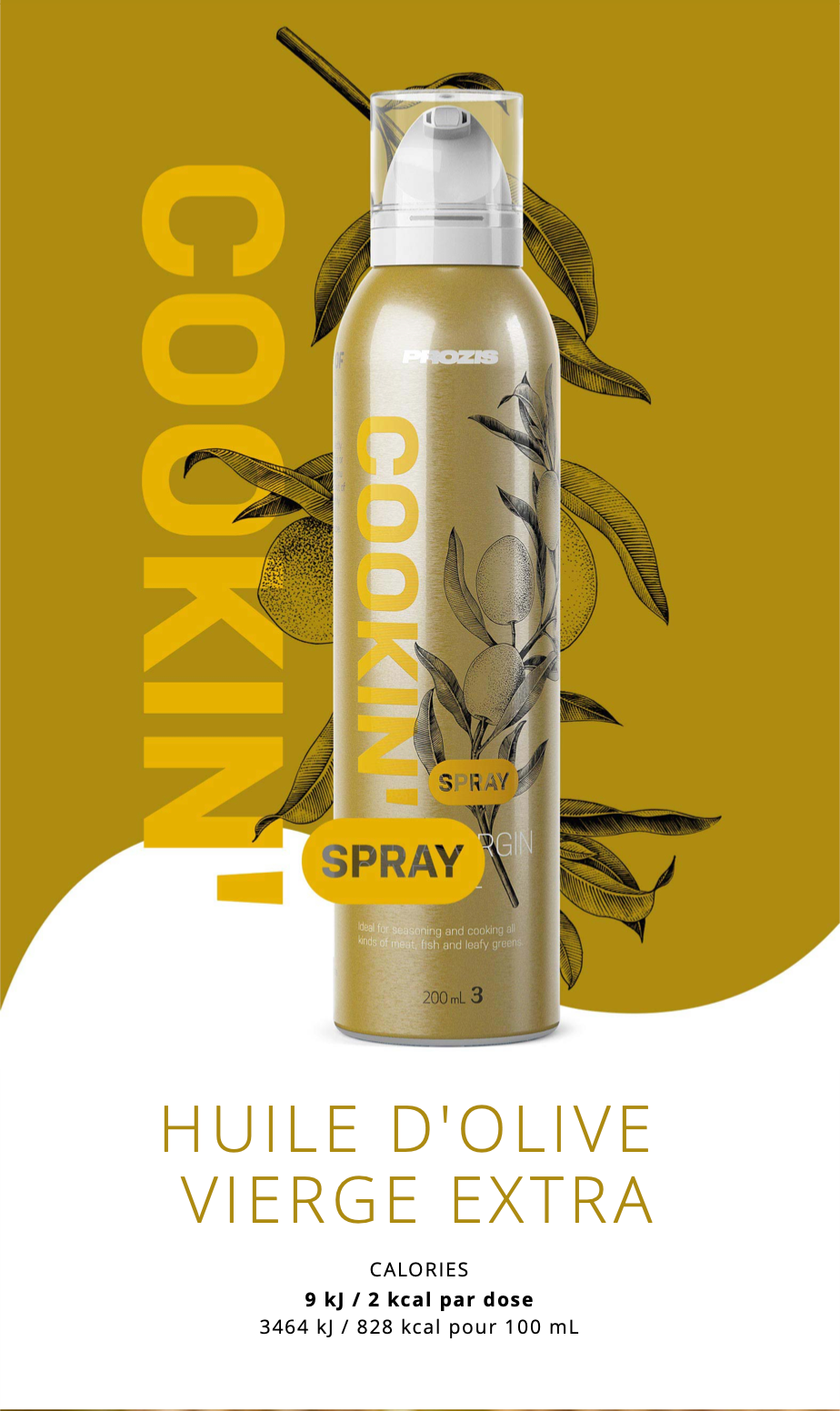 Spray huile d'olive vierge extra