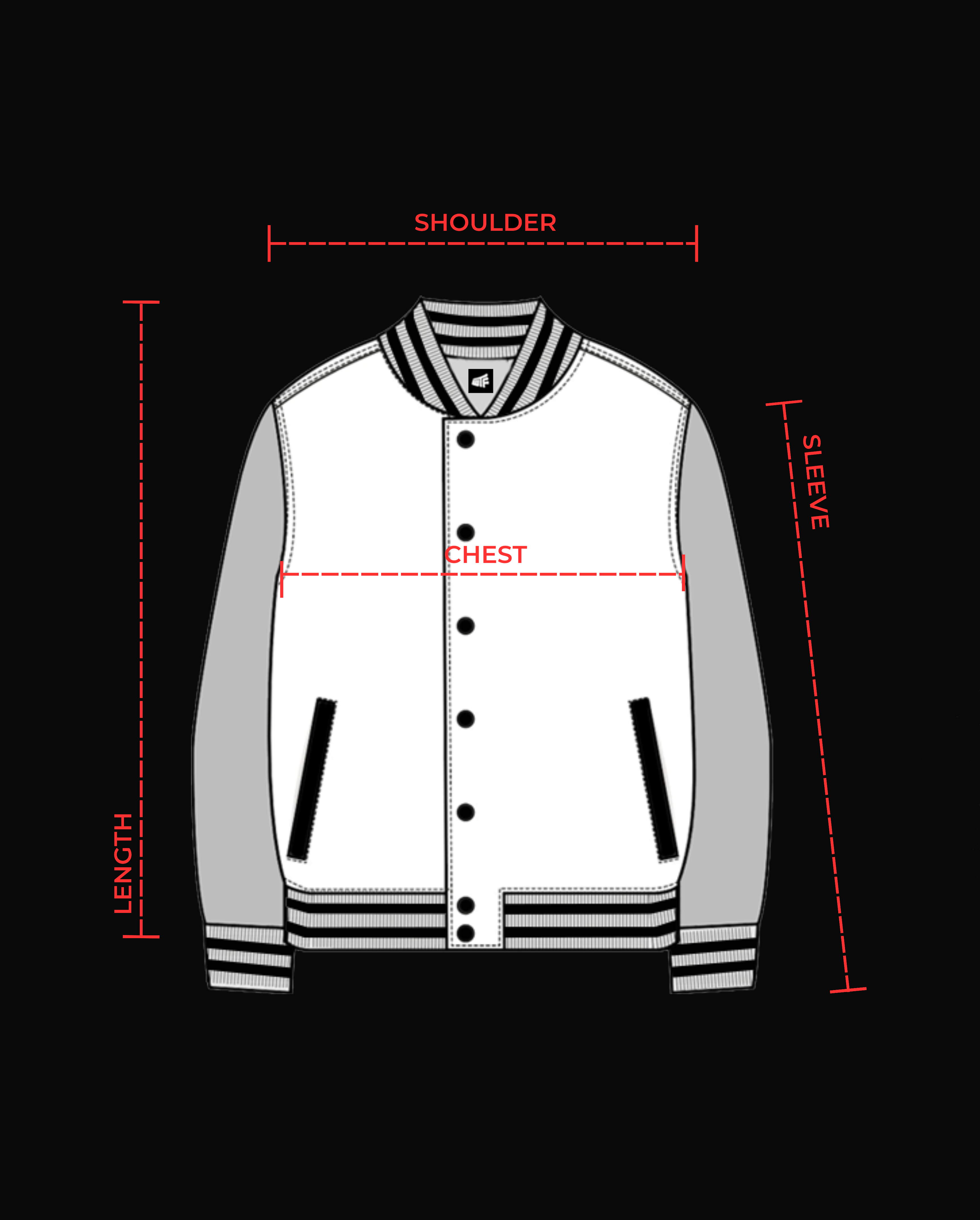 RUN OR BURN VARSITY JACKET – WHAT THE FLEX