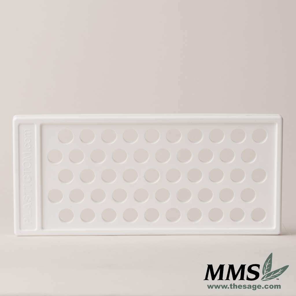 Buy Silicone Mold - Lip Tube Filling Tray Round