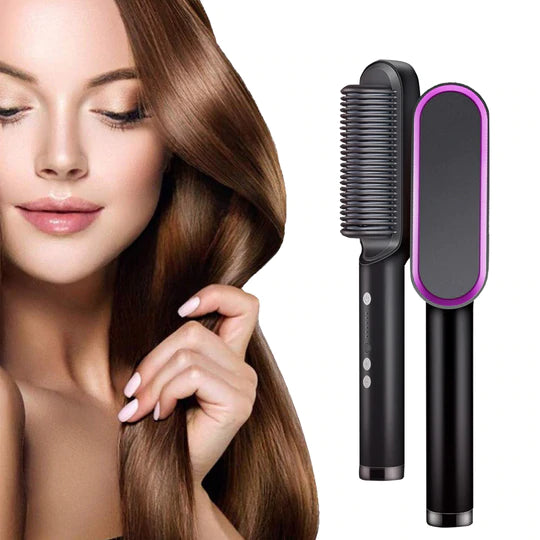 Cepillo Alisador Iónico 2 en 1 Hair Profesional – PractiCompra.co