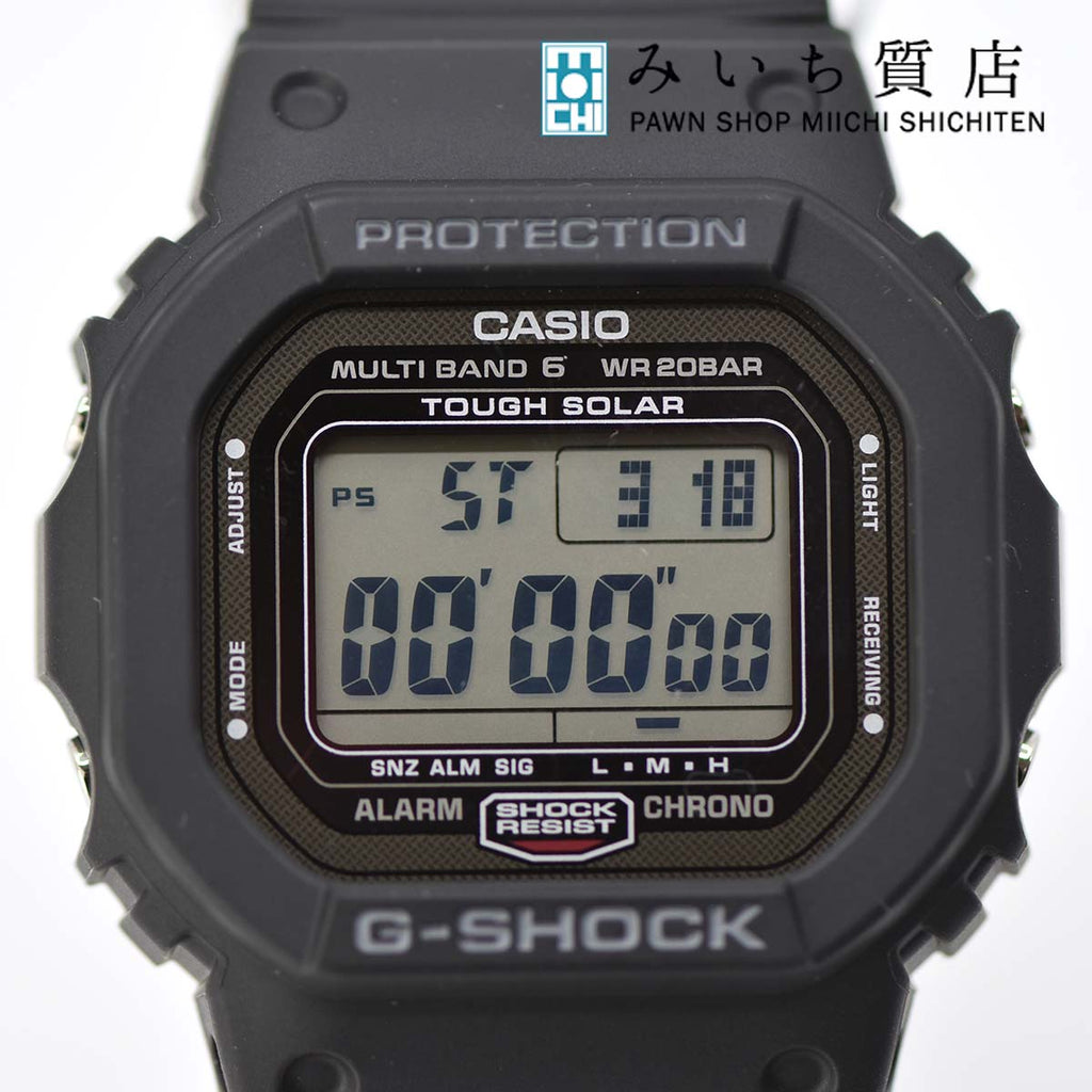 CASIO G-SHOCKGW-5000-1JF 未使用に近い美品電波ソーラー 腕時計