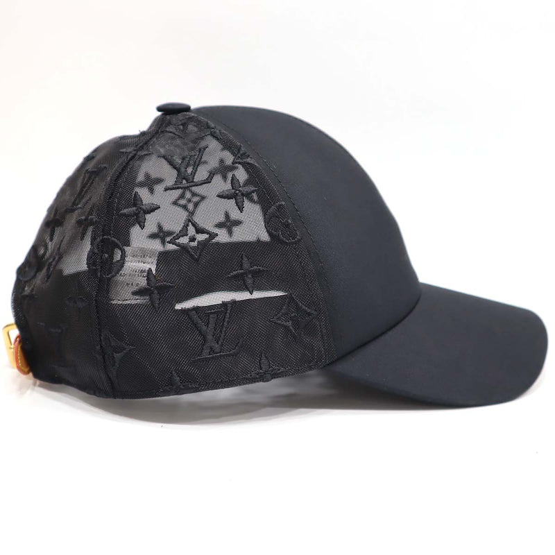 Shop Louis Vuitton Monogram mesh baseball cap (M77115, M77114) by