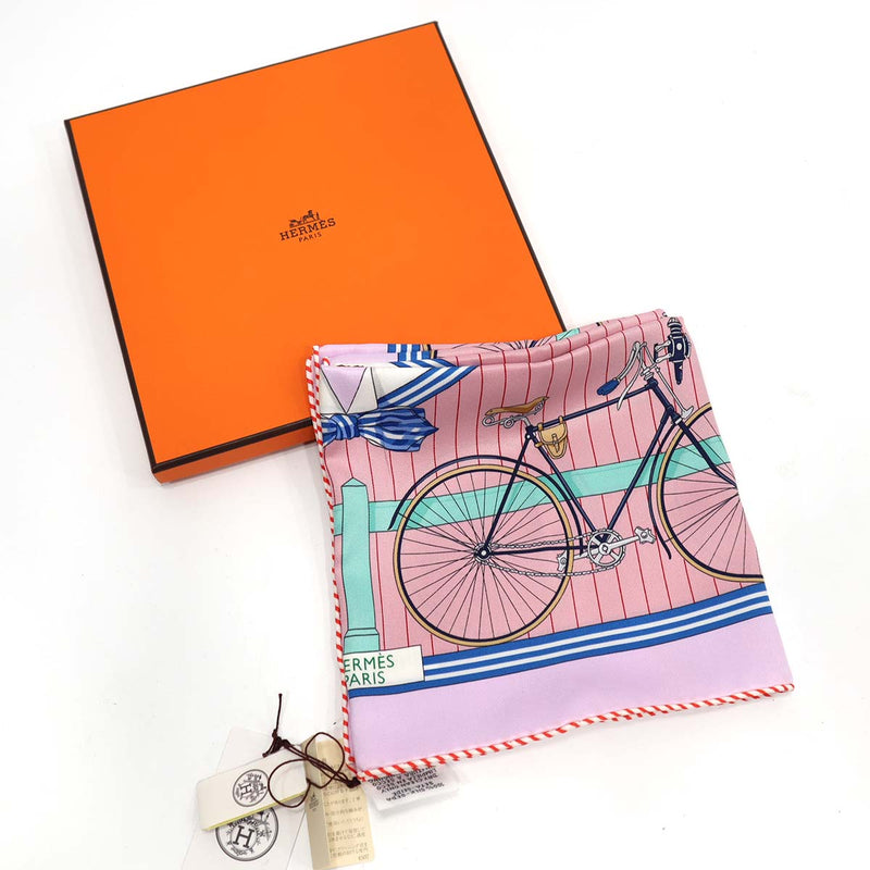 割引発見 新品未使用品 HERMES エルメス カレ70 自転車 ベカン