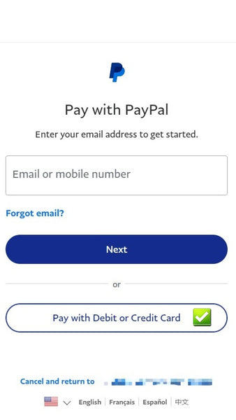 House of Seratku - Payment with debit and credit card