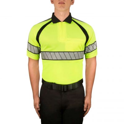 Cycling Patrol Polo Shirt Royal/Black - XS / Royal/Black