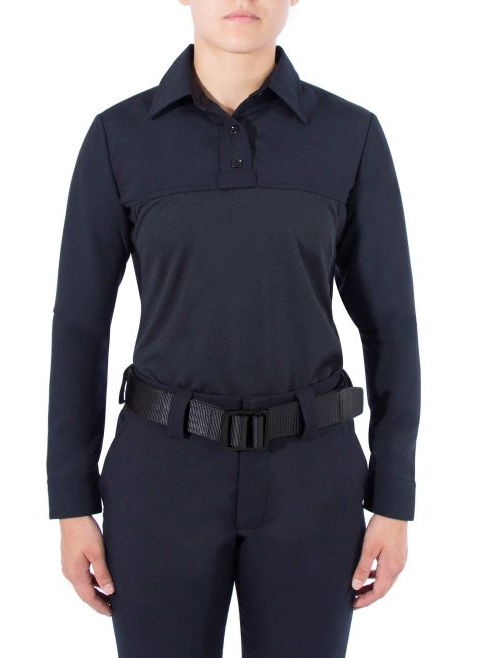 Blauer - 8272W - Women's Short Sleeve Polyester ArmorSkin Base Shirt -  Womens Tactical Undershirt