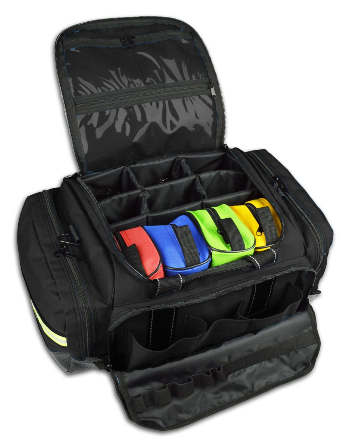 Premium Oxygen Trauma Bag w/ Removable Cylinder Compartment & Waterproof  Bottom