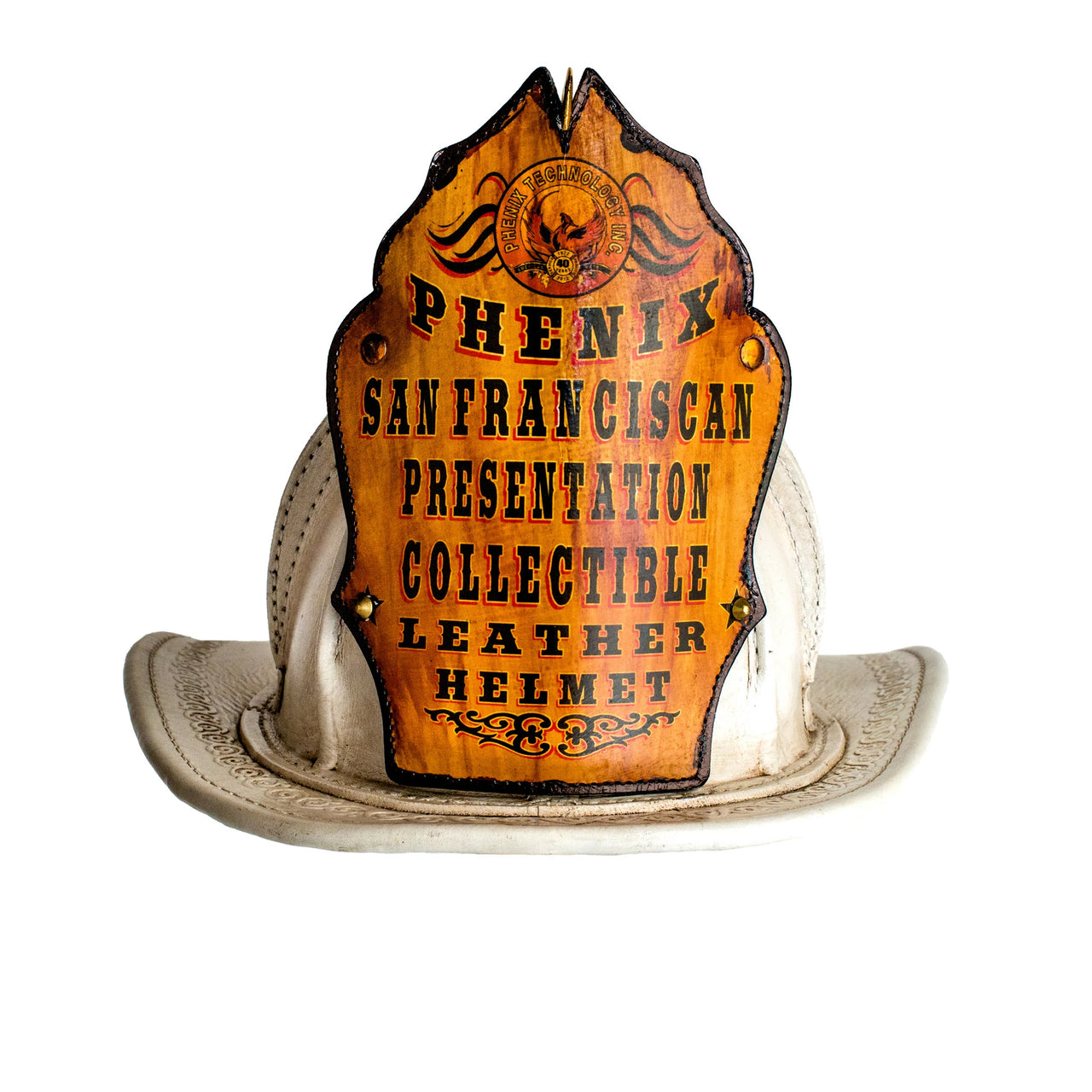 Mini Leather Fire Helmet