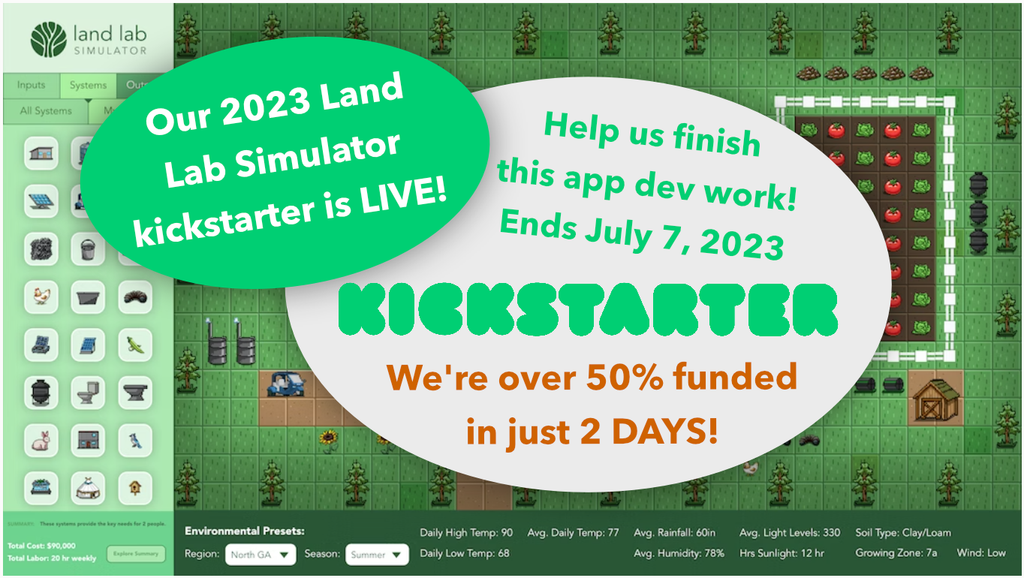 2023 Land Lab Simulator Kickstarter