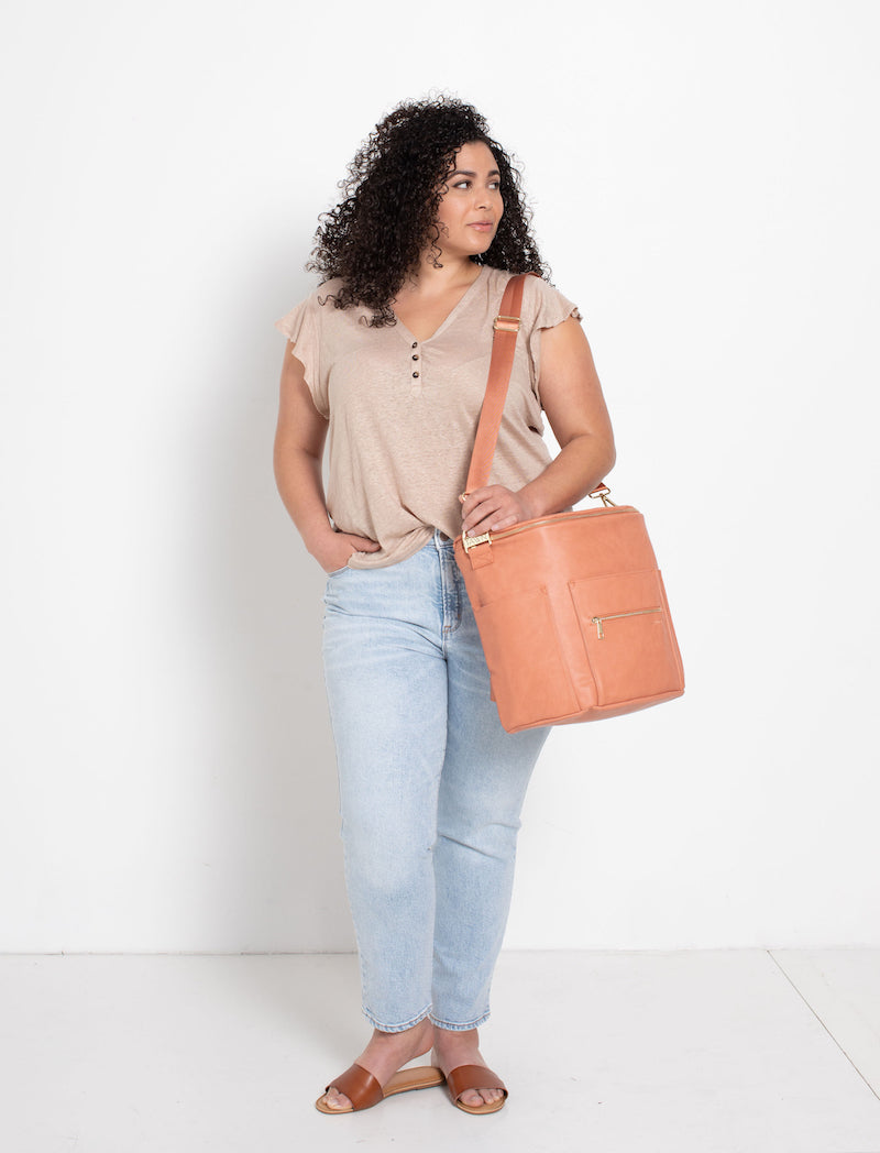 Fawn Design Afterpay - The Original Bag in Coral 