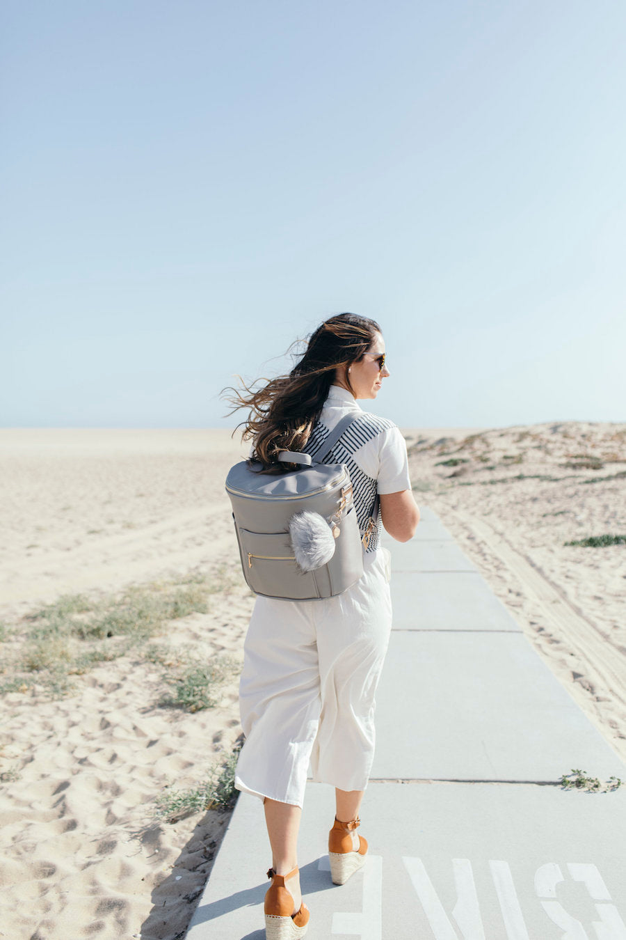 Fawn Design The Mini Diaper Backpack in Grey