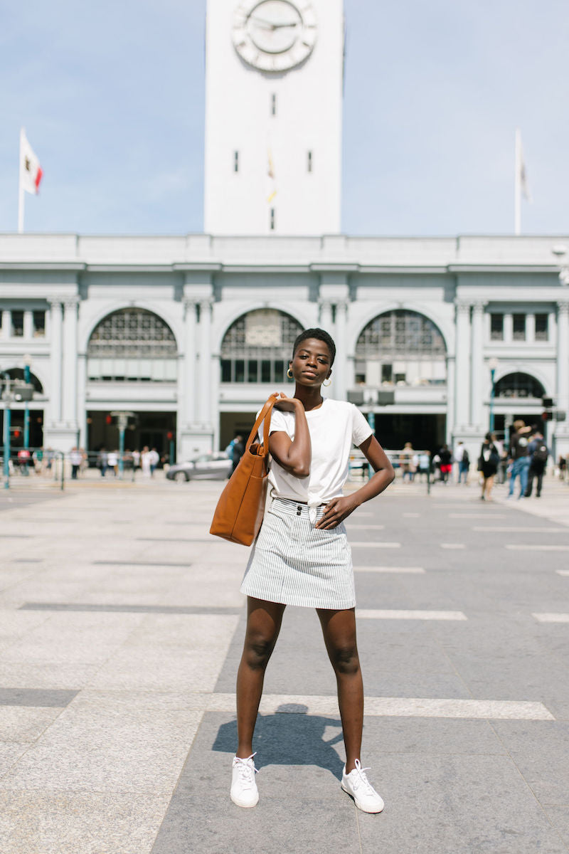 Fawn Design Tote Bag in Brown | Fawn Design Travel Guide to San Francisco 