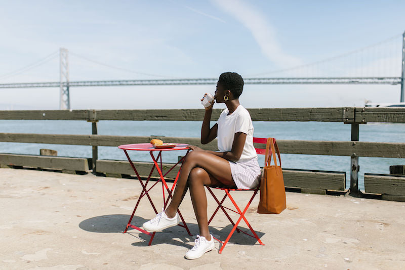 Fawn Design Tote Bag in Brown | Fawn Design Travel Guide to San Francisco 