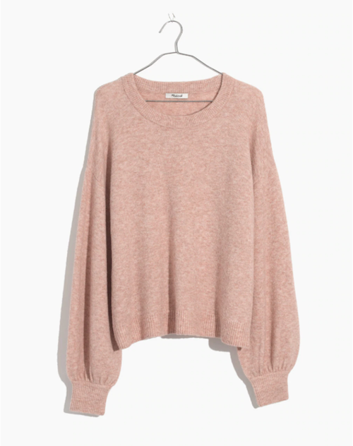 Fawn Design Galentine's Day Gift Guide: Madewell Balloon Sleeve Sweater 