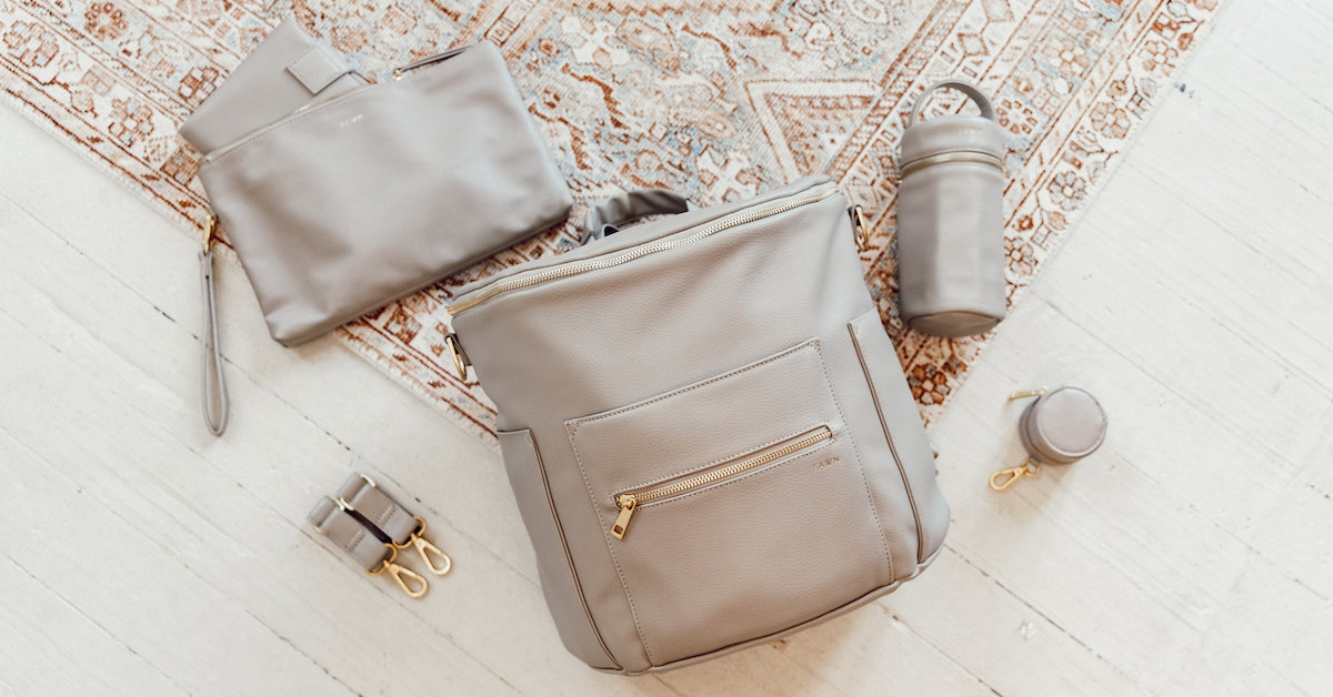 The Fawn + Nordstrom Square Diaper Bag Bundle - Beige – Fawn Design
