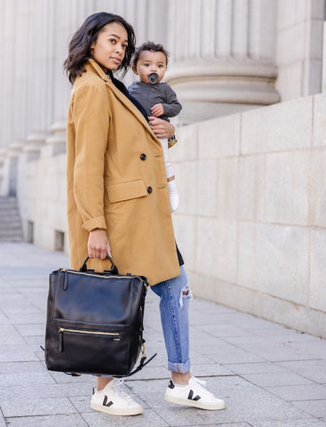 Fawn Design X Nordstrom Square Diaper Bag perfectly balances luxury and usefulness